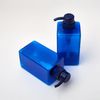 Empty 300ml Square New Design Delicate Frosted Finishing Multiple Colors Plastic Bottle for Cosmetic Shampoo Packaging Container