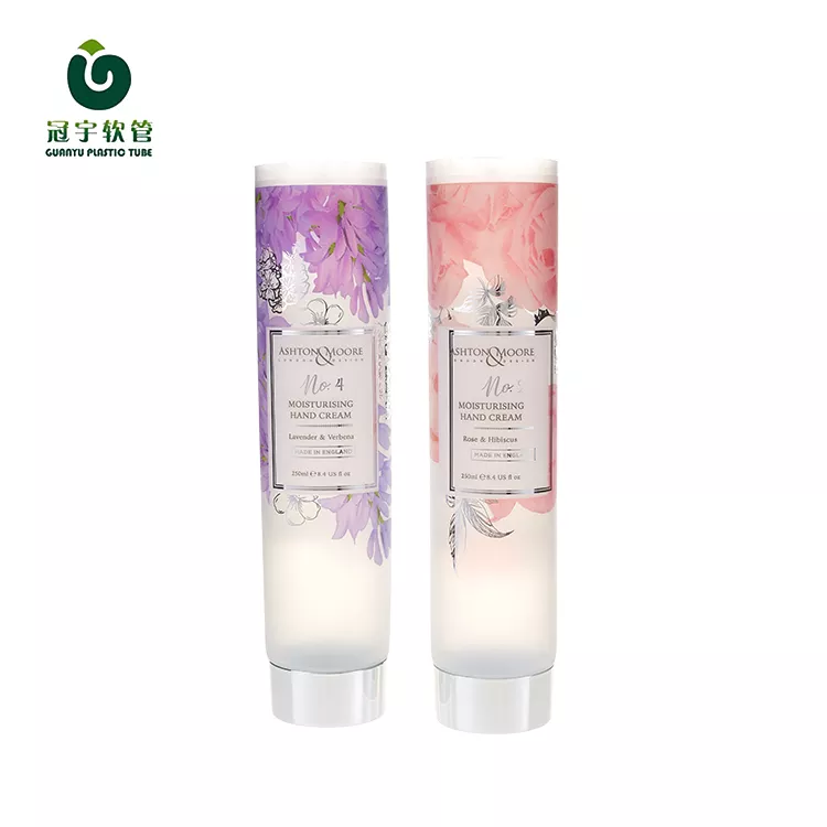 Big Capacity Clear Cosmetic Tube Container for Bath Salts with Sealing Tail Made in China
