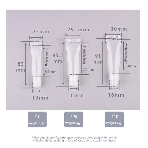 Best Price Clear Empty Plastic Lip Gloss Tubes Packaging