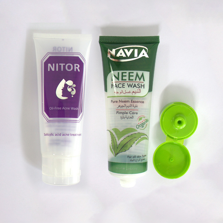 Cosmetic Tube Package Container with Flip Top Cap Wholesale Plastic Tubes