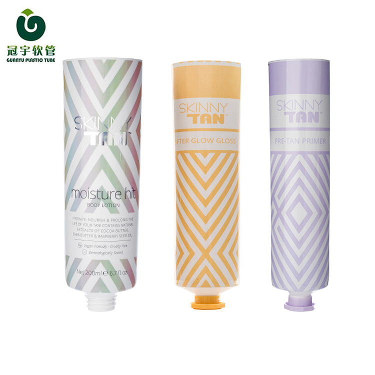 Customized Design Cosmetic Aluminium Tubes Packaging Aluminum Squeeze Cosmetic Tubes Packaging 