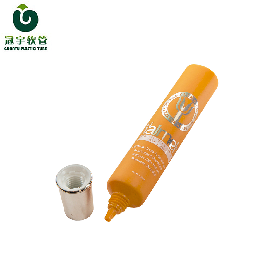Plastic Cosmetic Containers 40mm Long Nozzle Plastic Tube 