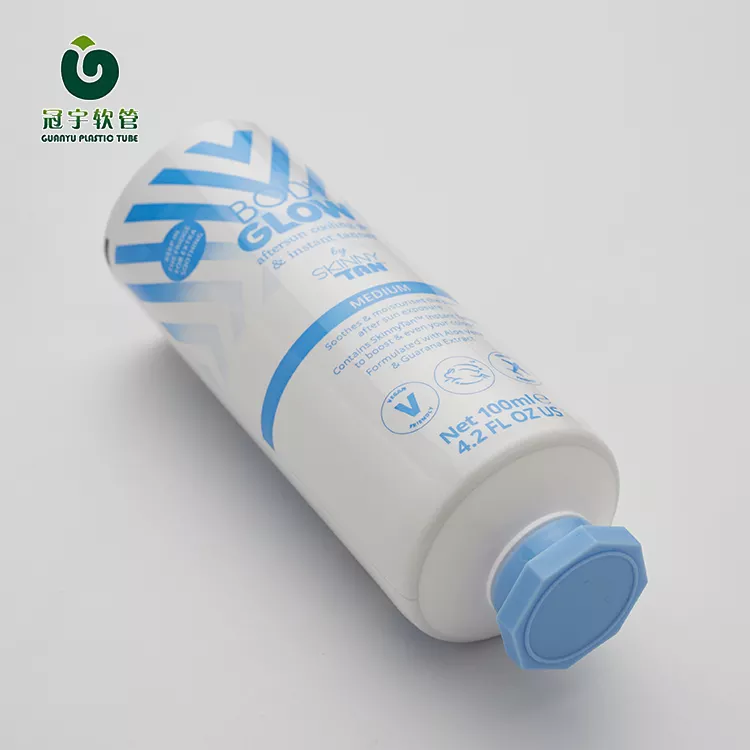 Cosmetic Plastic Blue Squeeze Tubes with Twist Top Tubes Empty Cream Tube Pakaging4