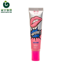 15g Glossy Offset Printing Aluminum-plastic Tube for Lipstick Packaging 