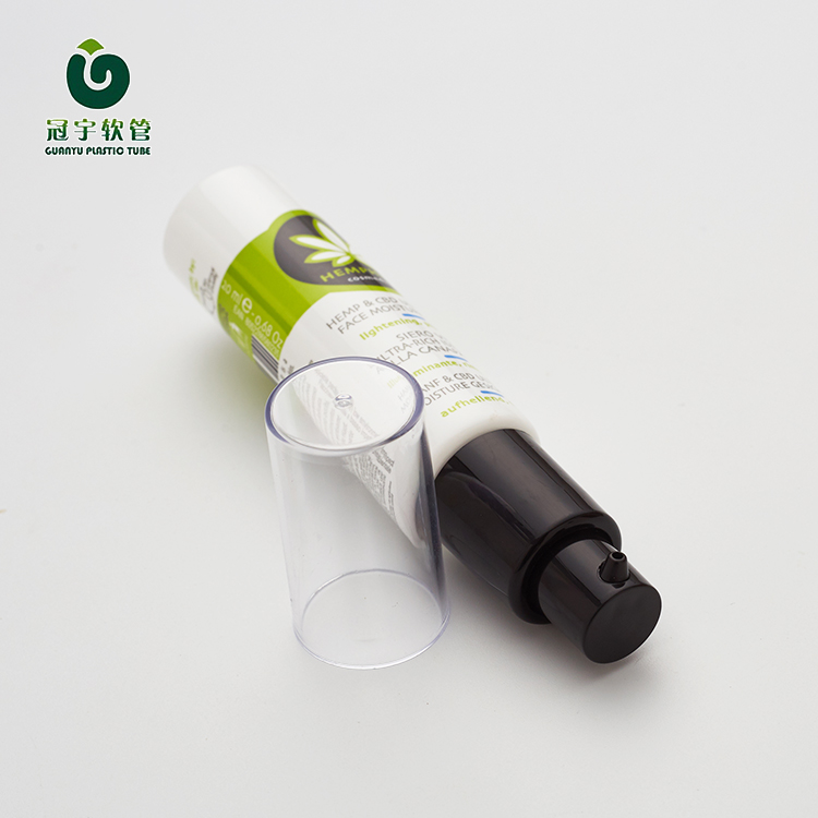 Airless Cosmetic Tube Packaging 50ml Plastic Airless Pump Squeeze Cosmetic Soft Tube5