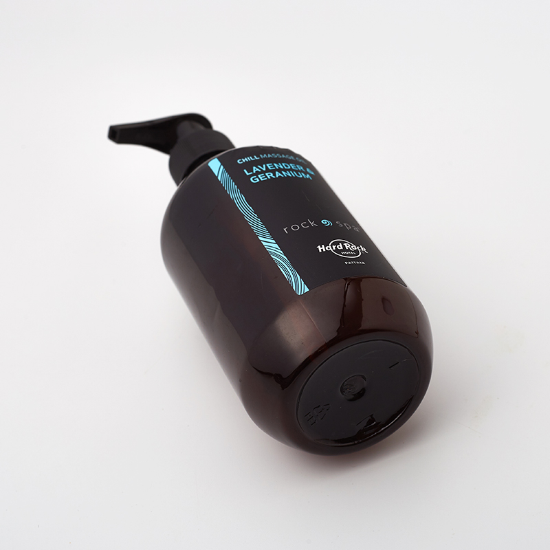 Hot Sale Boston Round Empty Plastic PET Customized Capacity Brown Transparent Bottle Plastic Shampoo Pump Container OEM Supplier