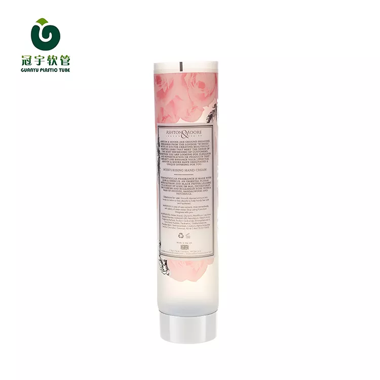Big Capacity Clear Cosmetic Tube Container for Bath Salts with Sealing Tail Made in China