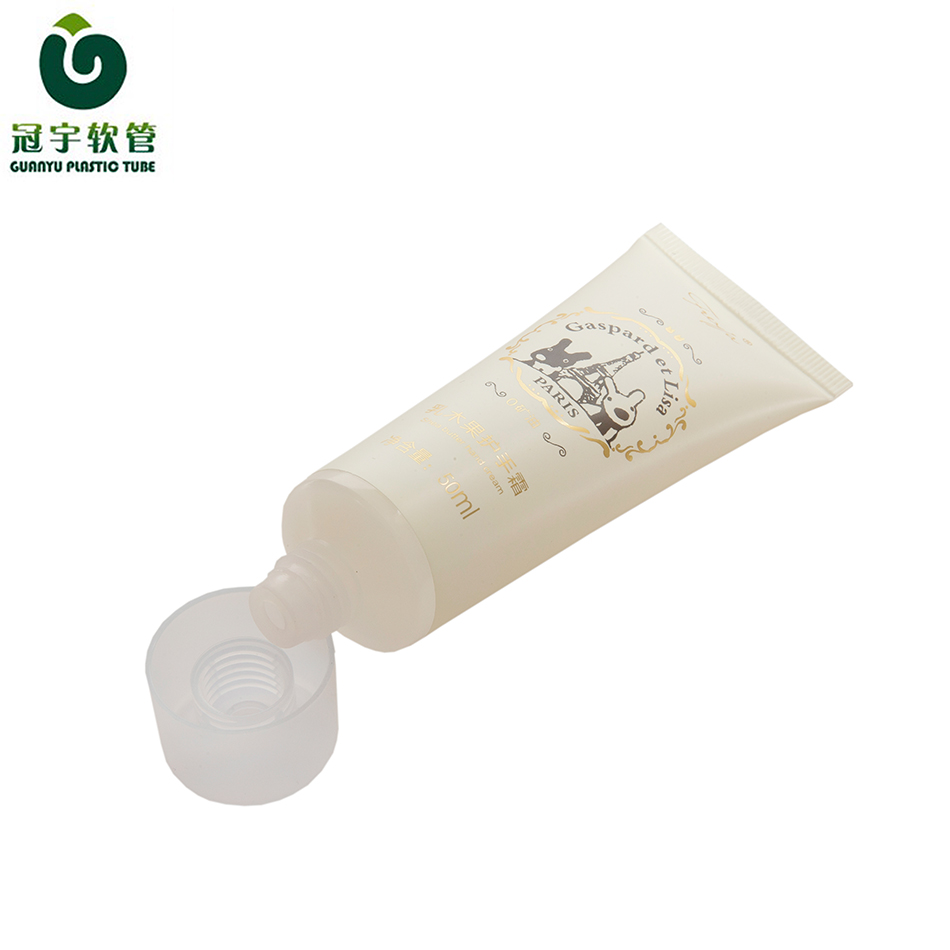 High Quality Hand Cream Tube Flip Top Cap Cosmetic Packaging Tube Plastic Tubes Packaging