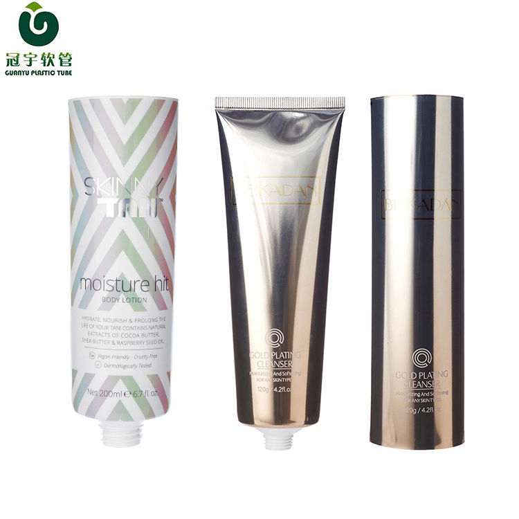 Custom Cheap Aluminium Laminated Tubes Aluminium Squeeze Tube Cream 250ml 