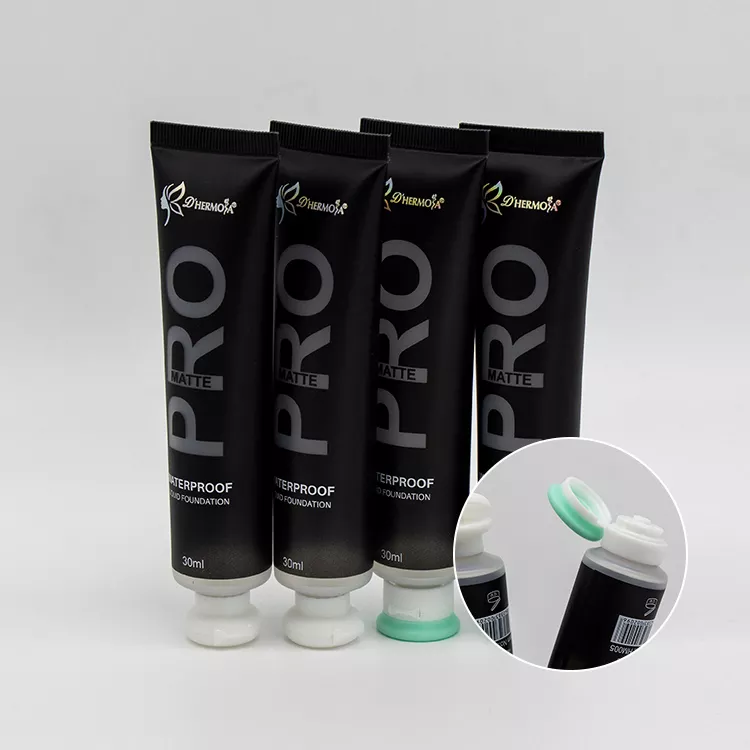 Collapsible Aluminum Cosmetic Cream Tubes Package Empty Ointment Aluminum Packaging Tube