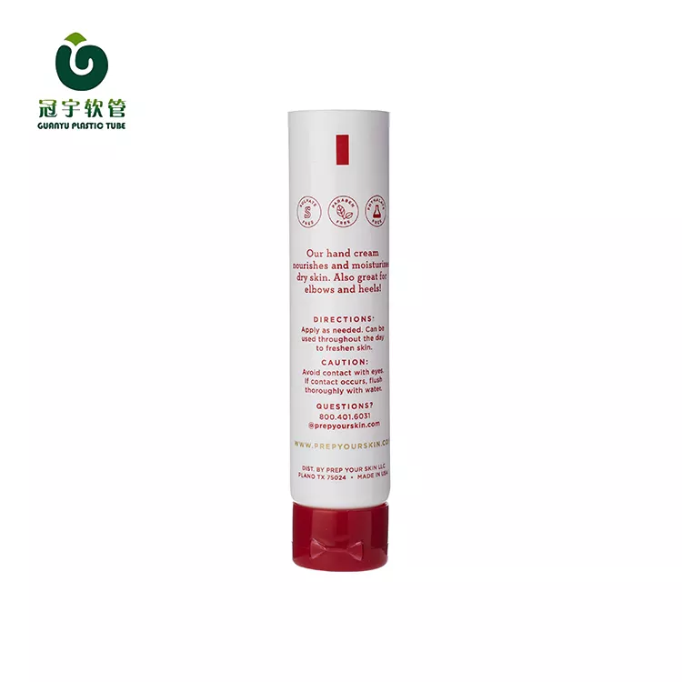 PE Cosmetic Packaging Soft Plastic Cosmetic Skin Cream Tube