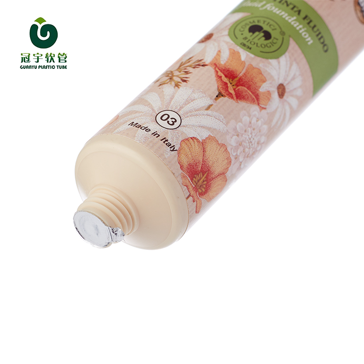 Packaging Facial Cleansing Body Lotion Spa Cosmetic Tube Eco-friendly Recycle PCR Ocean Plastic