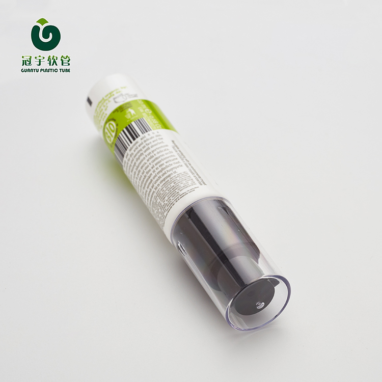 Airless Cosmetic Tube Packaging 50ml Plastic Airless Pump Squeeze Cosmetic Soft Tube
