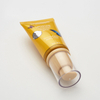 Wholesale PCR Plastic Soft Makeup Sunblock Cosmetic Lotion Airless Pump BB Cream Tube Packaging For Skin Care