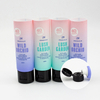 Face Wash Body Lotion Luxury Silkscreen Colourful Printing Cosmetic Aluminum Squeeze Tubes Bright Aluminum Cosmetic Tubes with Flip Cap