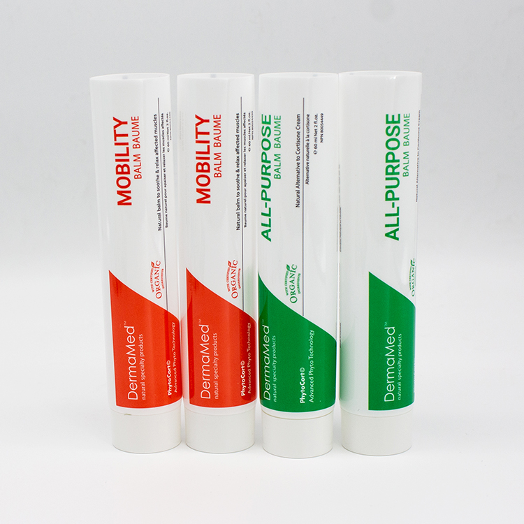 Factory Supply Empty Refillable Toothpaste Packaging ABL Laminate Aluminium Plastic Tube Plastic Button Screw Cap Tube