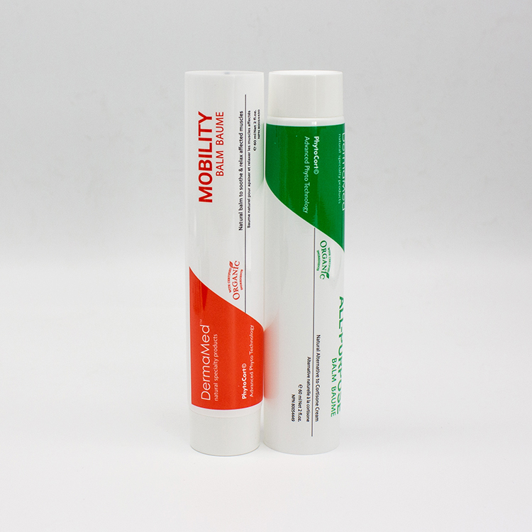Factory Supply Empty Refillable Toothpaste Packaging ABL Laminate Aluminium Plastic Tube Plastic Button Screw Cap Tube