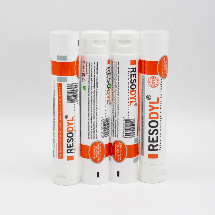 Korean Style Toothpaste Cosmetics Packaging Skin Care Empty PE Plastic Squeeze Tubes with Screw Closure Flip Top