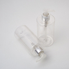 Factory Supply Flat Shoulder Empty Pet Customized Capacity Plastic Hair PET Shampoo Bottles Container With Pump