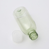 Customized Capacity Cosmetic Lotion Packaging Transparent Round Bottom Bottle Plastic Shampoo Bottle With PET Cap