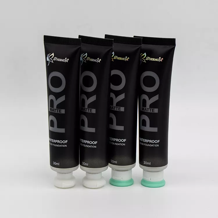 Collapsible Aluminum Cosmetic Cream Tubes Package Empty Ointment Aluminum Packaging Tube