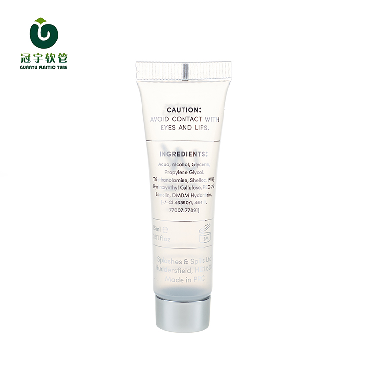 Empty Clear Tube Lipgloss Small Flat Container 15ml Tubes