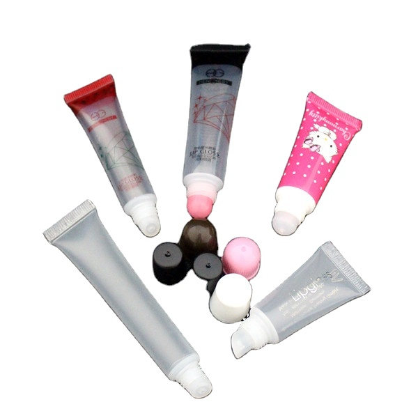 Plastic Lip Balm Tube, Plastic Cosmetic Tube Packing, 5g Plastic Lip Balm Container 