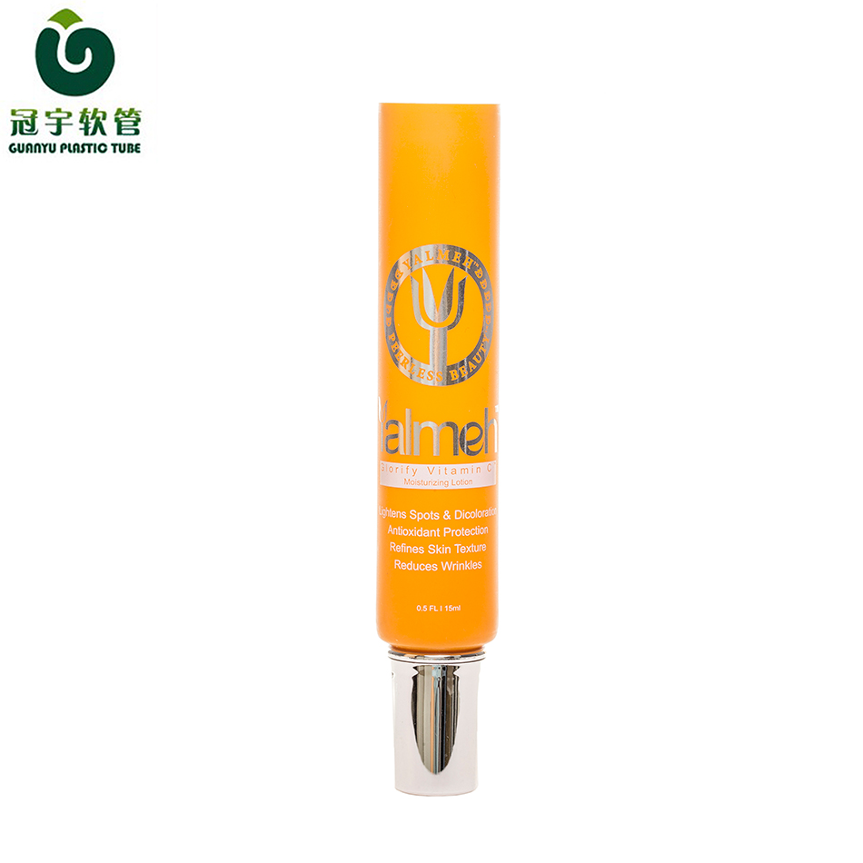 Plastic Cosmetic Containers 40mm Long Nozzle Plastic Tube 