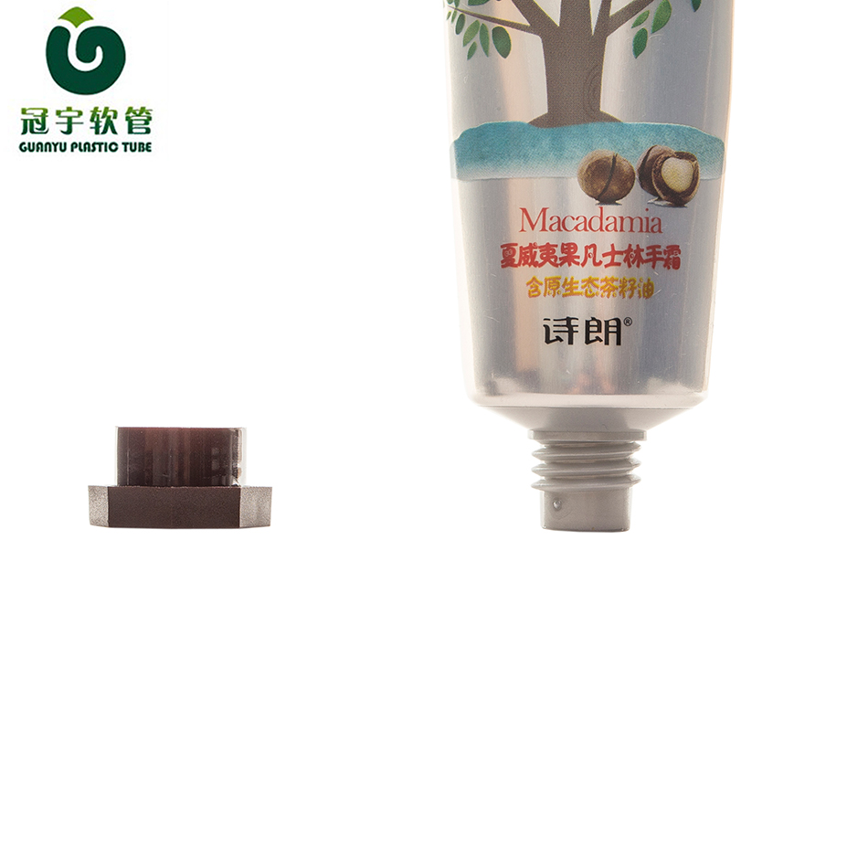 60g Glossy Offset Printing Cosmetic Aluminum-plastic Squeeze Tube for Hand Cream Packaging2