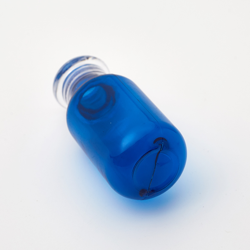 Empty Clear PET Bottle Disc Top Cap Bottles Shampoo Customized Capacity Bottle Pulling Out Top Cap Cosmetic Oil Shampoo Lotion Packing Bottle