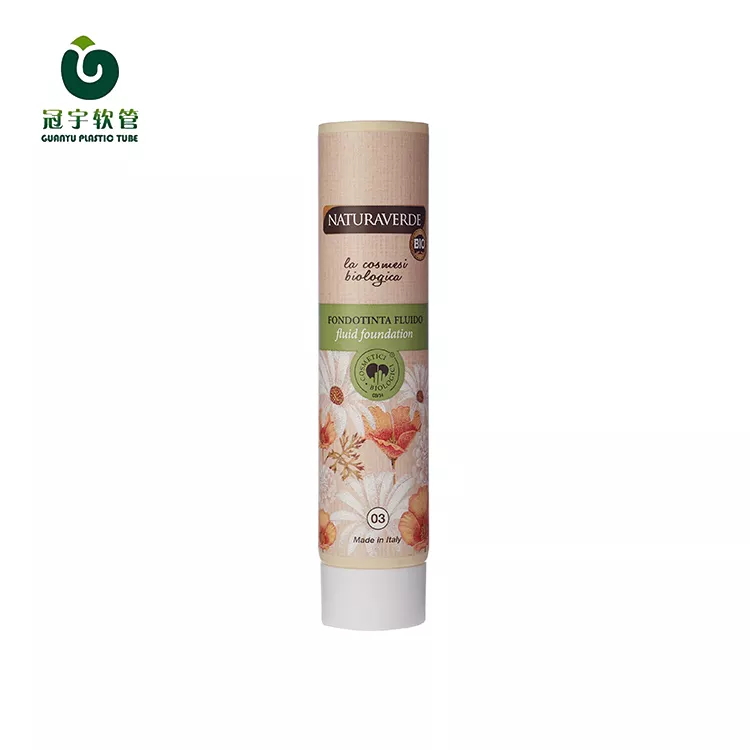 Dia60mm 400ml Empty Labeling Tube Cosmetic Plastic Tube Packaging for Body Lotion