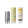 75ml Custom Cosmetic Matte Clear Plastic Hand&body Cream Tube with Silver Screw Cap