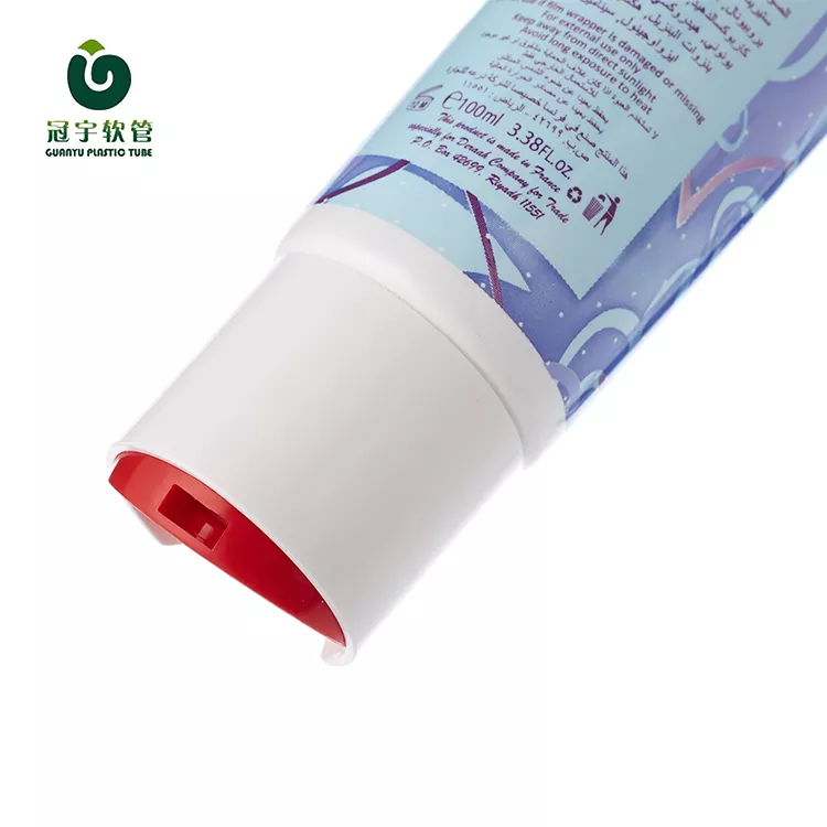 25mm 30ml Clear Plastic Laminated Cosmetic Medicated Cream Tube with Offset Printing