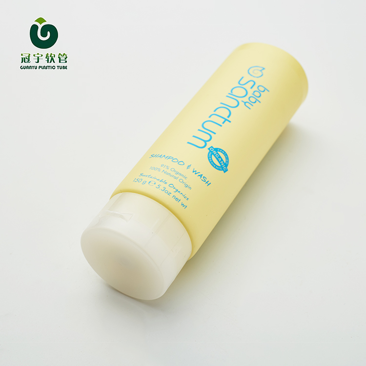 PE Soft Cosmetic Pink Tube for Cleansing Foam with Screw Cap