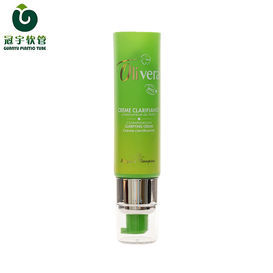 Plastic Cosmetic Tubes with Pump/sprayer for Eye Gel 