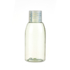 Customized Capacity Cosmetic Lotion Packaging Transparent Round Bottom Bottle Plastic Shampoo Bottle With PET Cap