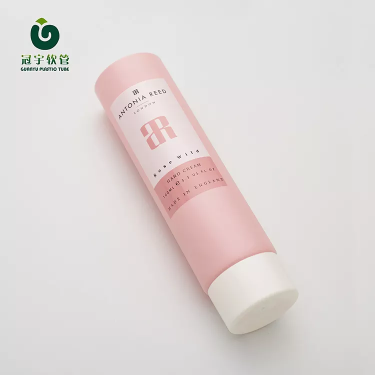 100ml Hot Stamping And Offset Printing Clear Cosmetic Tubes Plastic Tube with Screw Caps
