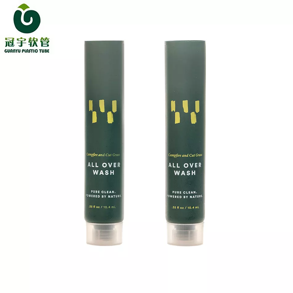 China Supplier Laminated Plastic Clear Mini Shampoo Packaging Tube