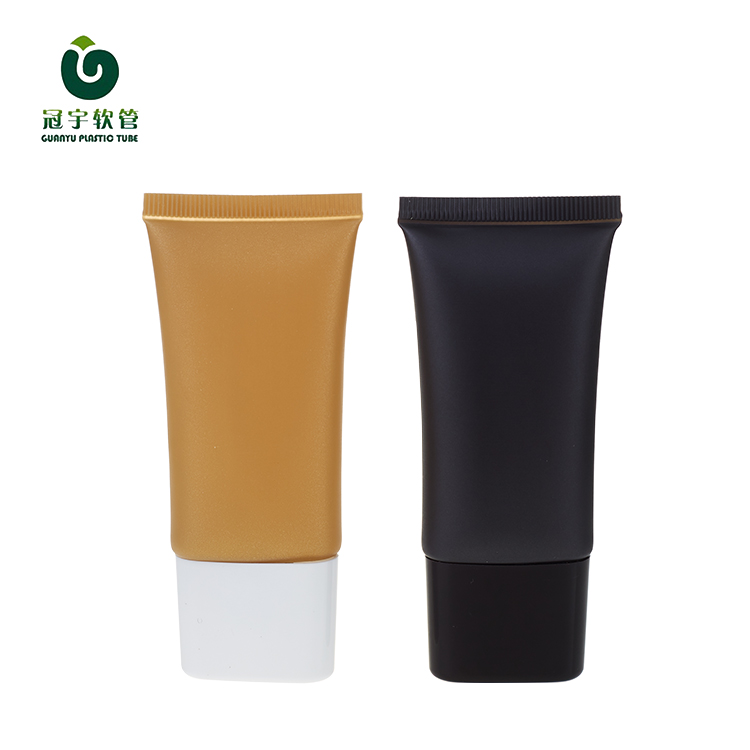 Empty Large Flat Containers Plastic Squeeze Cosmetic Tubes Package 