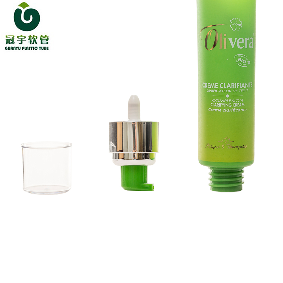 Plastic Cosmetic Tubes with Pump/sprayer for Eye Gel 