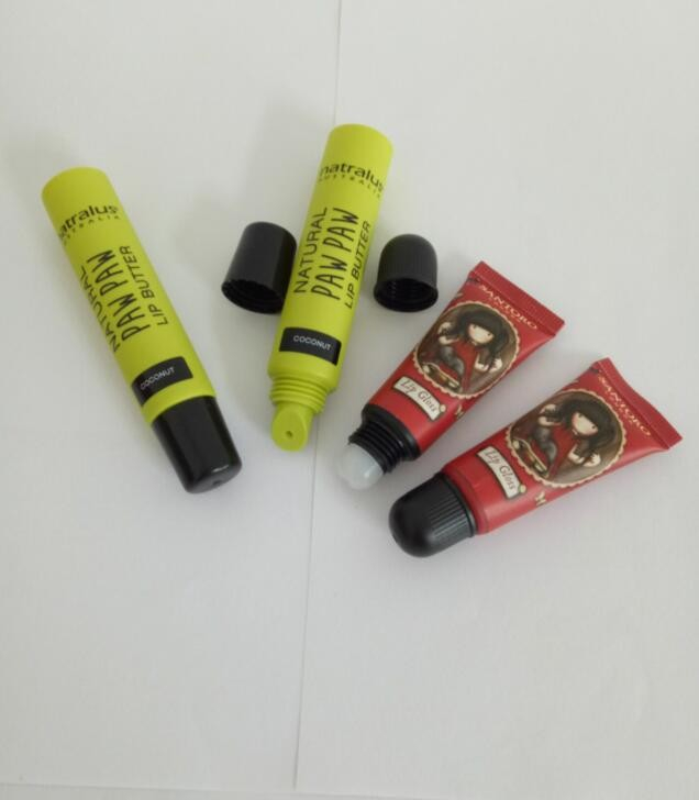 Mini Transparent Plastic Lip Balm Tube 15ml 