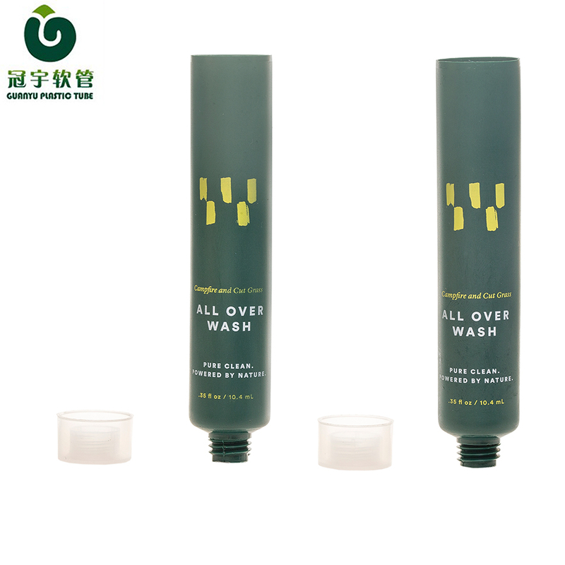 China Supplier Laminated Mini Shampoo Packaging Flip Top Cap Tube 