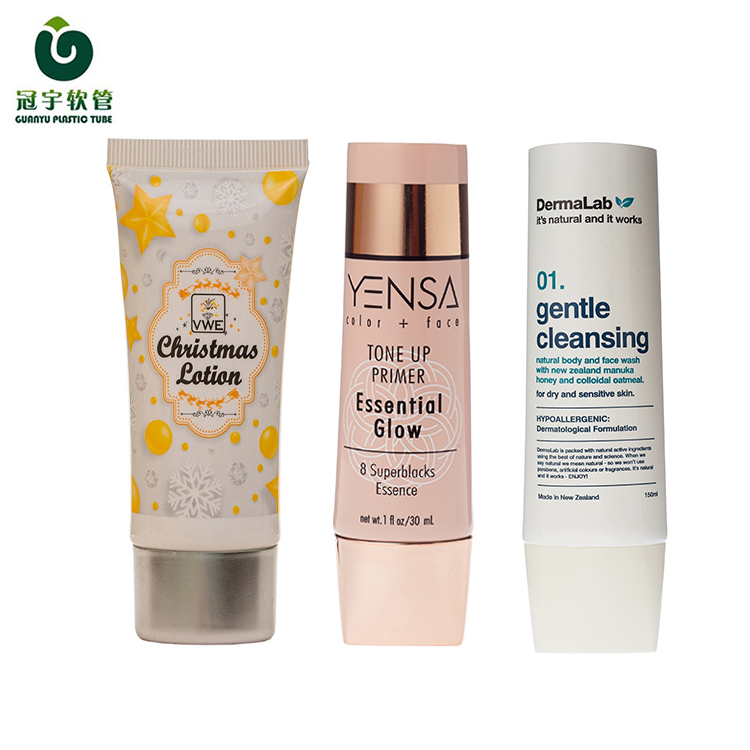 PE Cosmetic Packing Container Soft Plastic Sunscreen Cream Cosmetic Tubes