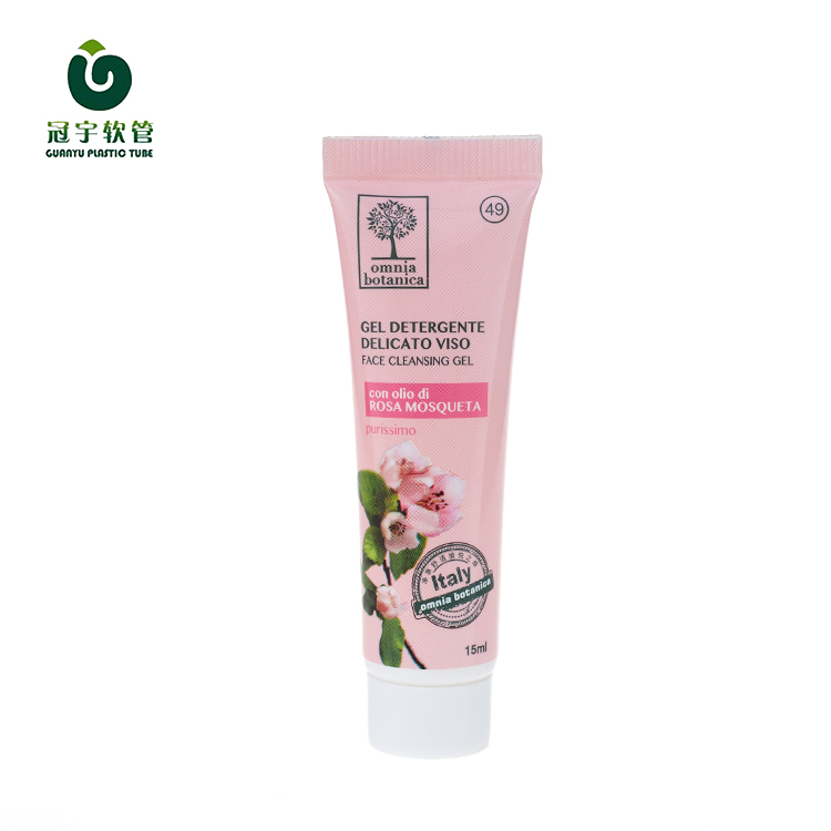 Empty Plastic Squeeze Cosmetic Tube Package 