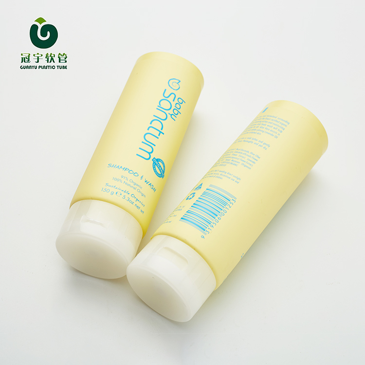 PE Soft Cosmetic Pink Tube for Cleansing Foam with Screw Cap