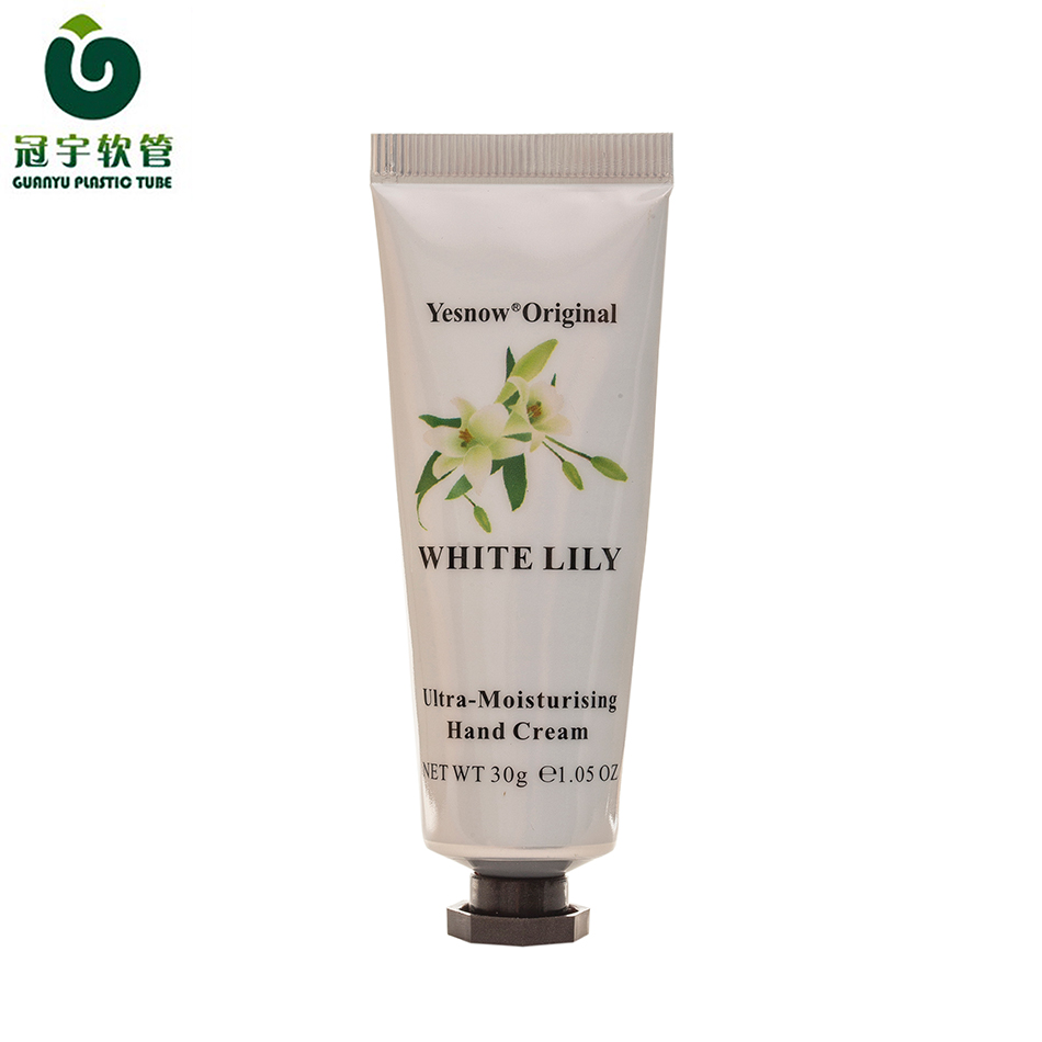 Plastic Cosmetic Tube with Flat/oblate Shape And Screw Top Cap for BB Cream