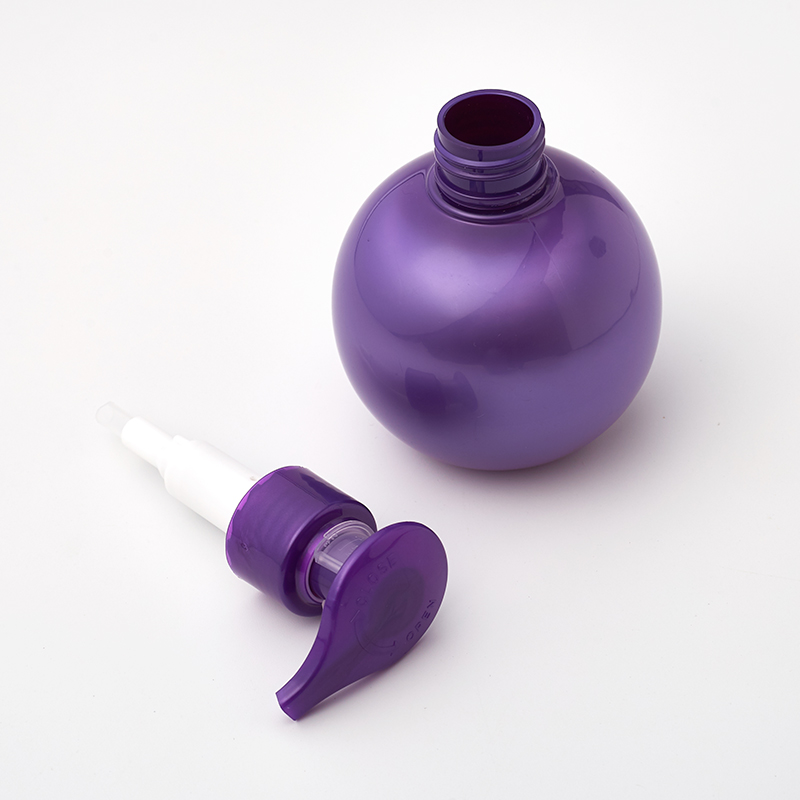 Factory Supply PETG Globular Shaped Lotion Pump Empty Bottle Shaped Cream Container Customized Capacity Packaging