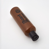 Customized Capacity And Prints Wholesale Plastic Empty Bottle Glossy/ Matte Brown Color Cosmetic Bottle for Shampoo Bottles Containers And Packaging