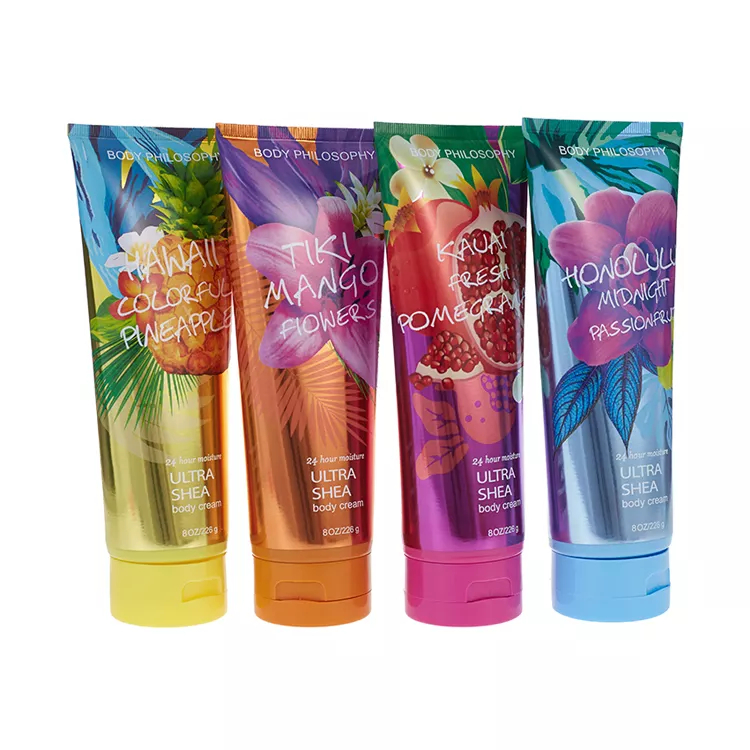 Customized Cosmetic Printed Plastic Lotion Tubes Empty Lotion Tube Packaging Lotion Soft Squeeze Tube