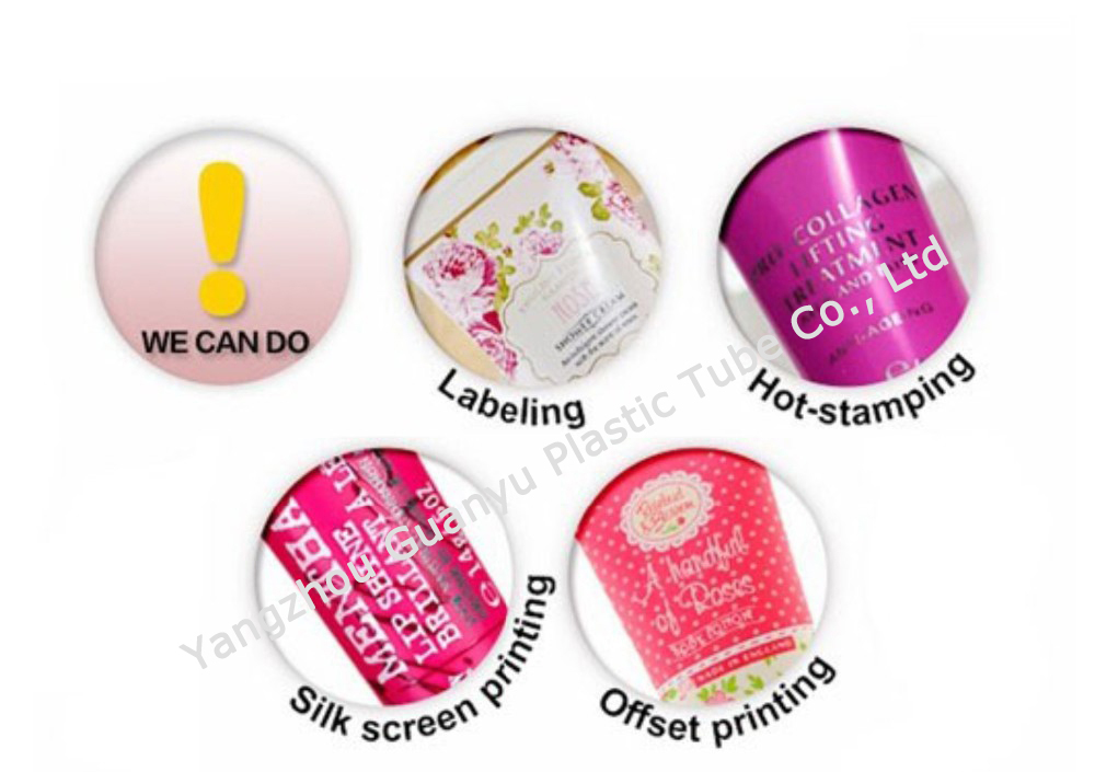 Custom cosmetic empty container empty cosmetic laminated tube
